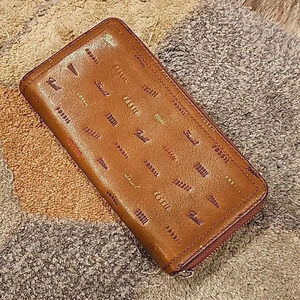 Logan RFID Zip Around Clutch